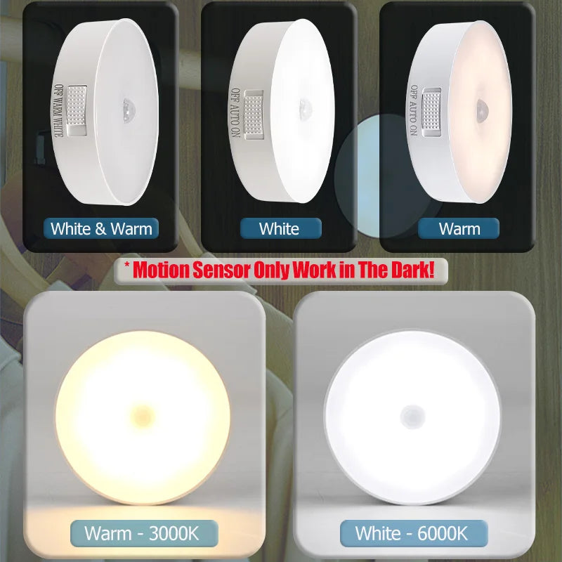 Rechargeable LED Motion Sensor Night Light