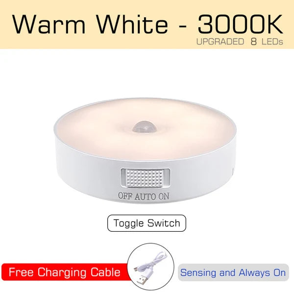 Rechargeable LED Motion Sensor Night Light